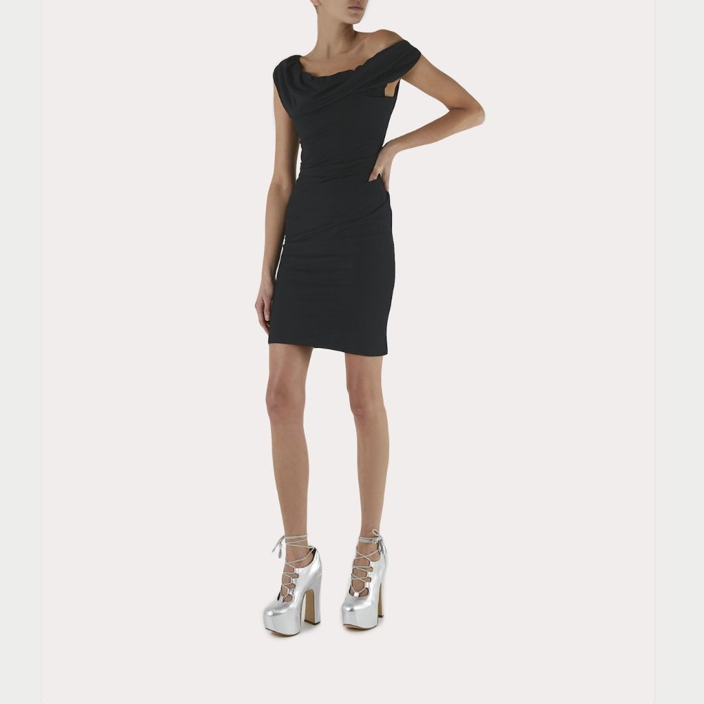 *NWT - Vivienne Westwood - GINNIE MINI PENCIL DRESS - Black - SZ S